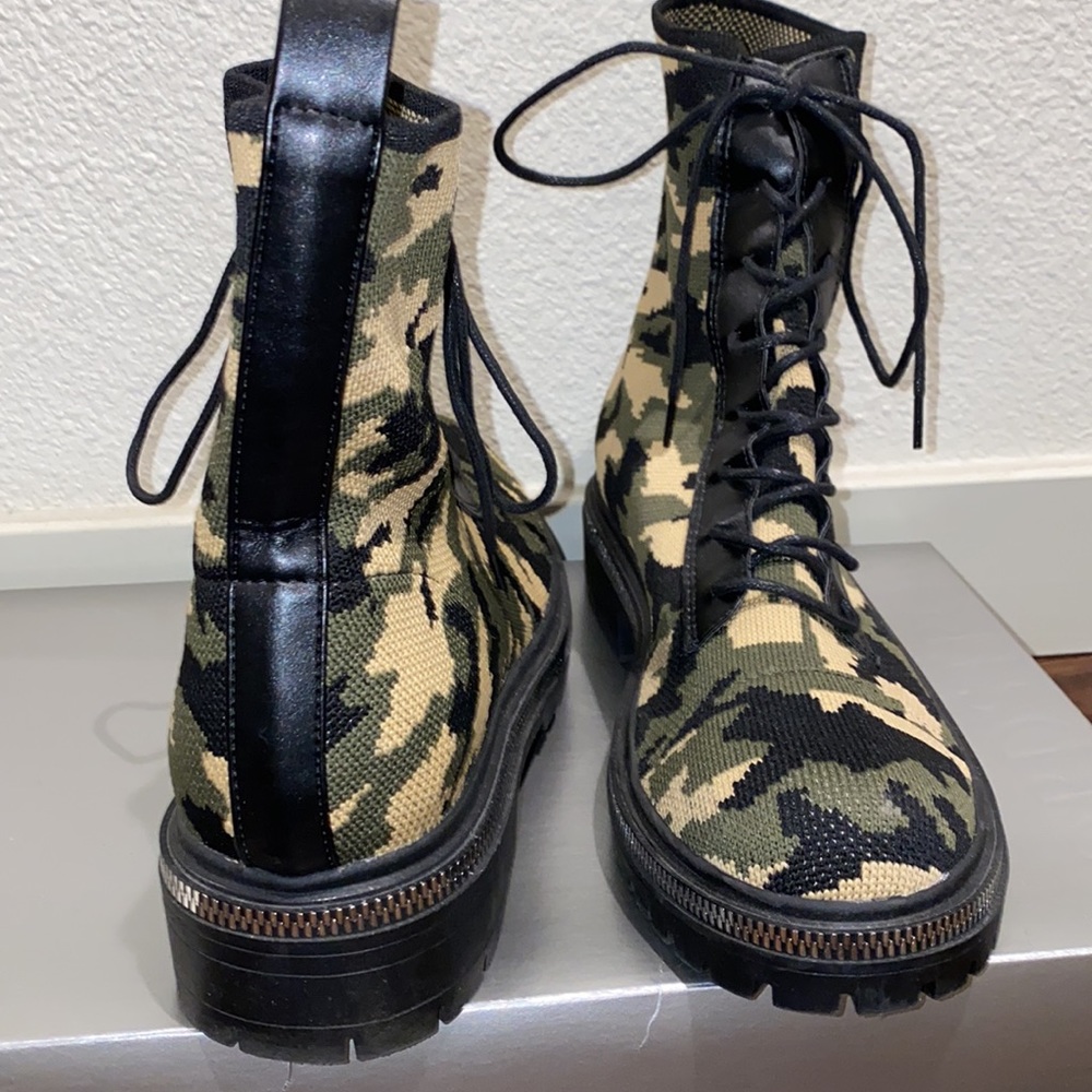 Army Print Combat Boots - image 4